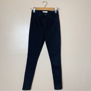 Abercrombie & Fitch Women's High Rise Jeans - Black